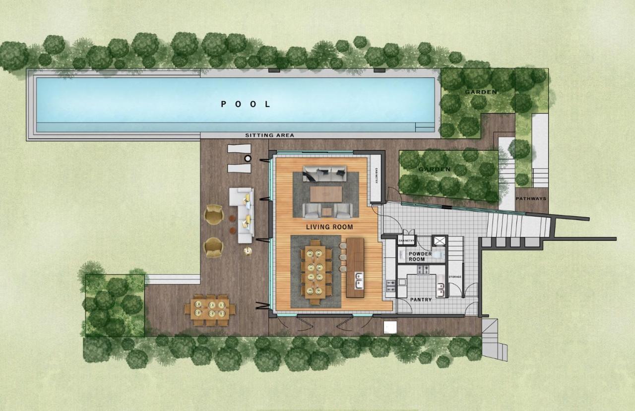 The Riverhouse Canggu Екстериор снимка
